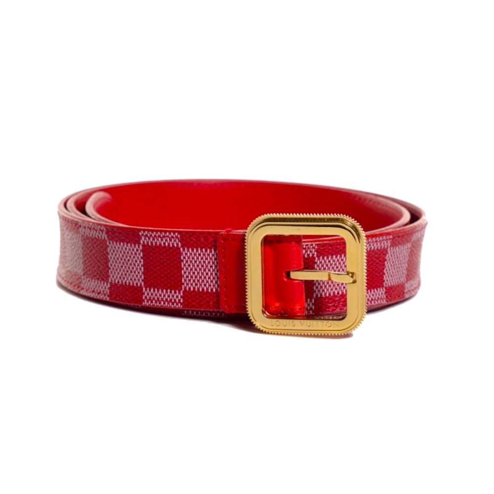 LOUIS VUITTON
Damier Couleurs Tresor Belt